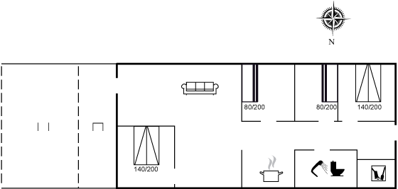 Vorschaubild von Ferienhaus XQ89 in Grønhøj - Løkken - Nordjütland
