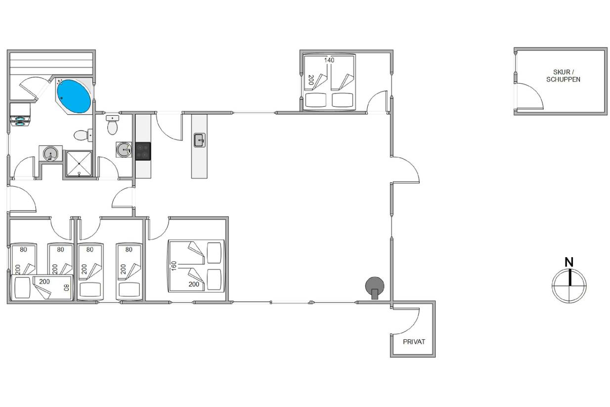Vorschaubild von Ferienhaus XS54 in Houstrup - Westjütland