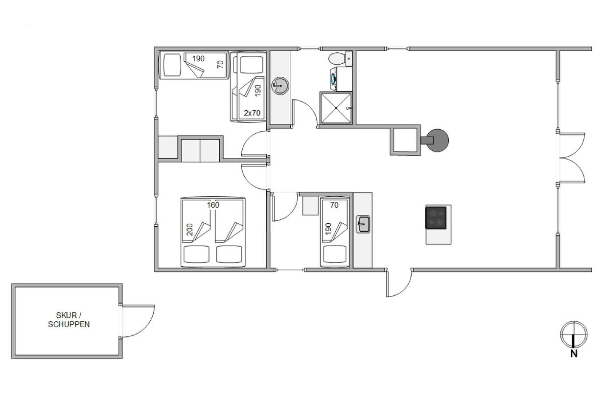 Vorschaubild von Ferienhaus XS72 in Vester Husby - Westjütland