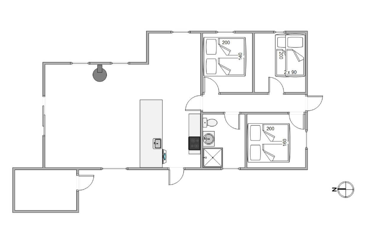 Vorschaubild von Ferienhaus XU37 in Houstrup - Westjütland