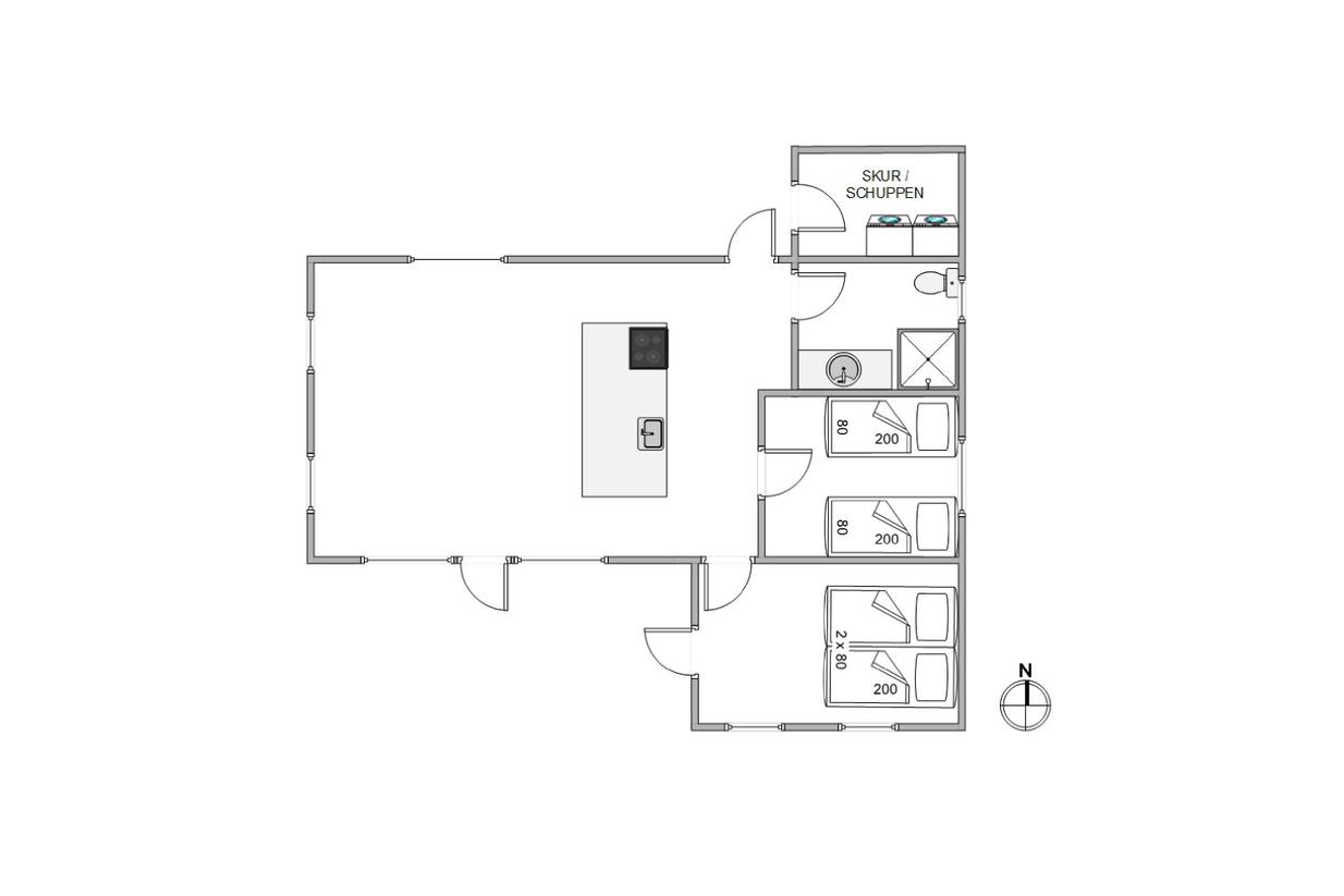 Vorschaubild von Ferienhaus XW14 in Skaven - Westjütland