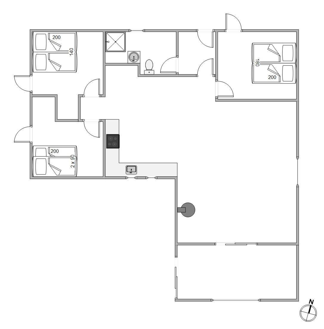 Vorschaubild von Ferienhaus XW35 in Kongsmark - Rømø
