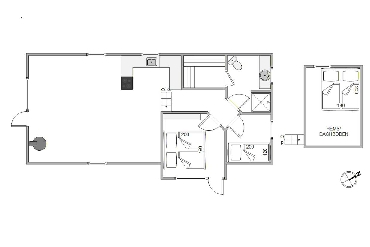 Vorschaubild von Ferienhaus XW45 in Houvig - Søndervig - Westjütland