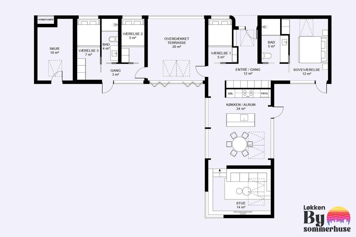 Vorschaubild von Ferienhaus XW55 in Løkken - Nordjütland