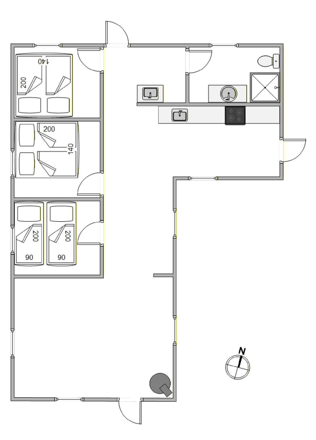 Vorschaubild von Ferienhaus YC13 in Houstrup - Westjütland