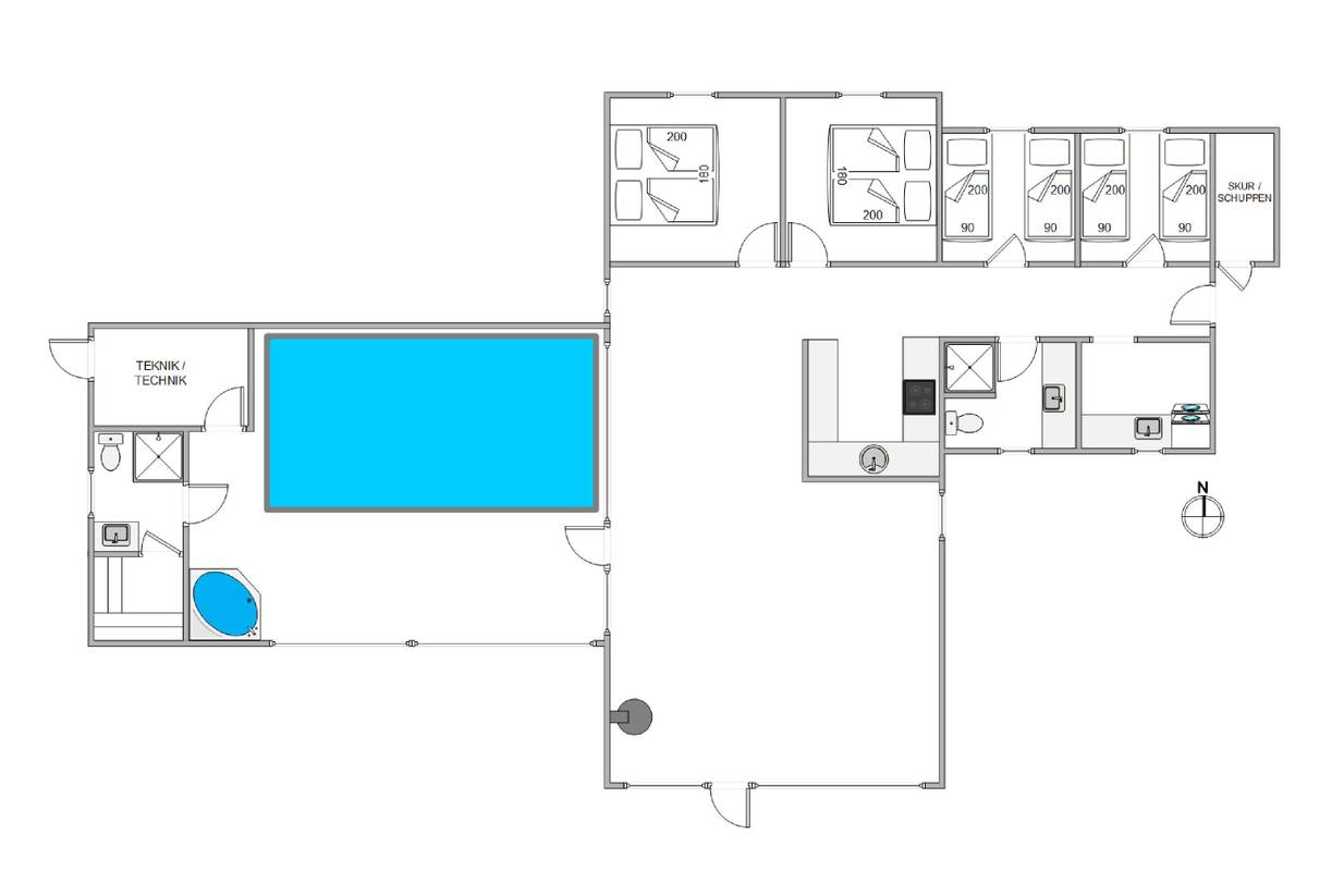 Vorschaubild von Ferienhaus YE60 in Blåvand - Westjütland