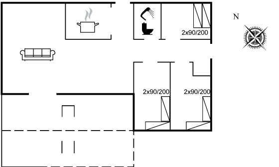 Vorschaubild von Ferienhaus YH41 auf Vang - Bornholm