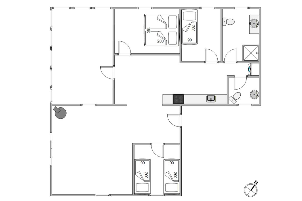 Vorschaubild von Ferienhaus YJ22 in Rindby - Fanø