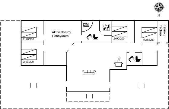 Vorschaubild von Ferienhaus YJ57 in Bjerregård - Westjütland