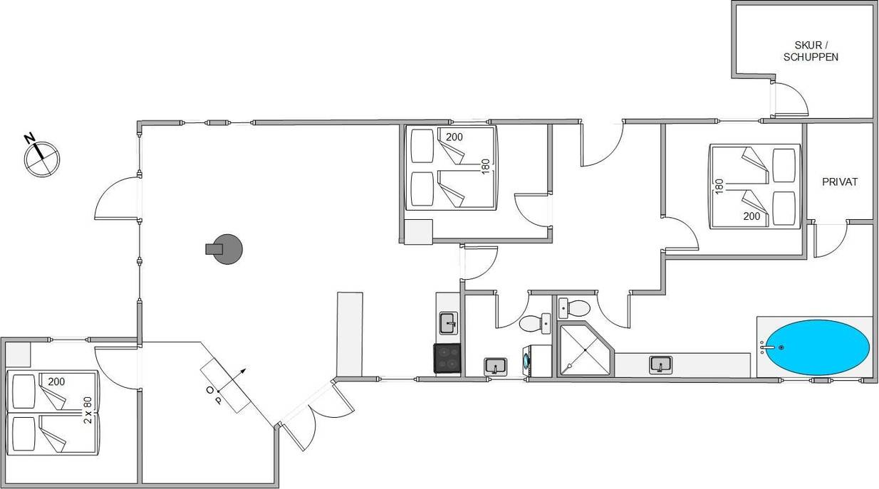 Vorschaubild von Ferienhaus YJ99 in Vejers Strand - Westjütland
