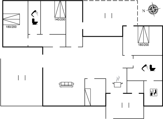Vorschaubild von Ferienhaus YK21 in Nørlev - Lønstrup - Nordjütland