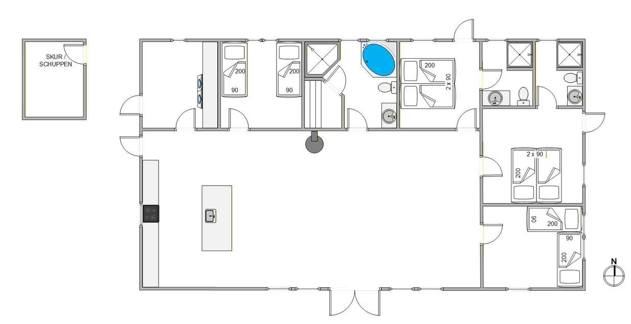 Vorschaubild von Ferienhaus YK33 in Bork Havn - Westjütland