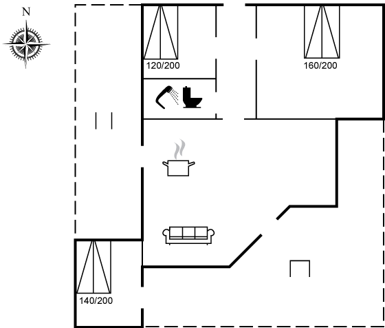 Vorschaubild von Ferienhaus YK49 in Bolilmark - Rømø