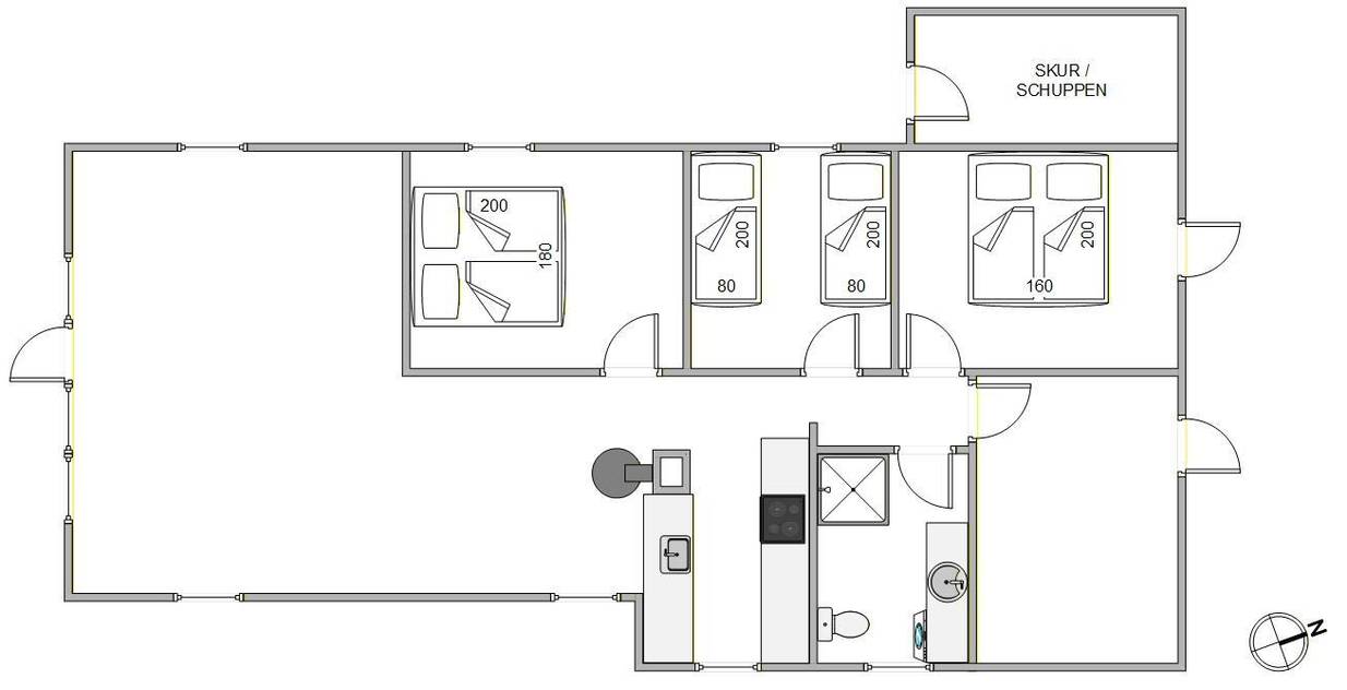 Vorschaubild von Ferienhaus YM99 in Bjerregård - Westjütland