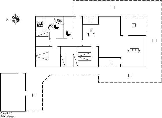 Vorschaubild von Ferienhaus YP47 in Lakolk - Rømø