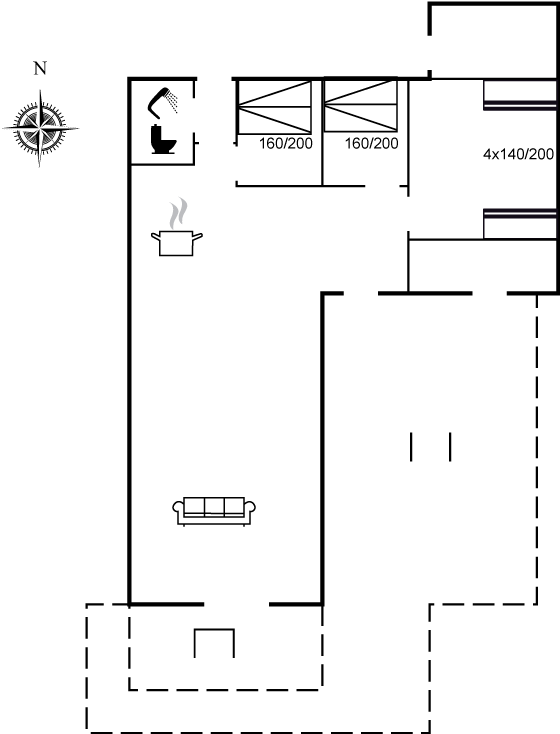 Vorschaubild von Ferienhaus YR02 in Hostrup - Thy/Limfjord
