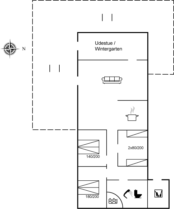 Vorschaubild von Ferienhaus YR88 in Ejsingholm - Thy/Limfjord