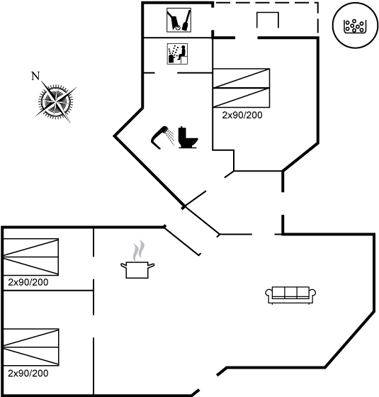 Vorschaubild von Ferienhaus YS99 in Houvig - Søndervig - Westjütland