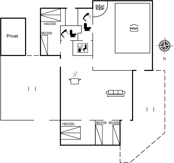 Vorschaubild von Ferienhaus YT02 in Nørlev - Lønstrup - Nordjütland