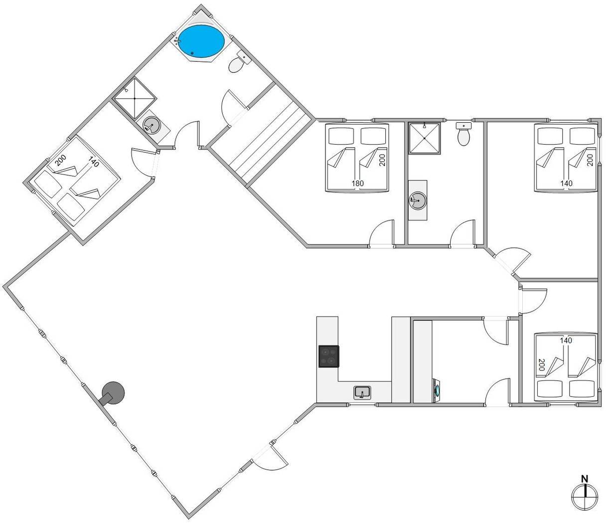 Vorschaubild von Ferienhaus YU55 in Haurvig - Årgab - Westjütland