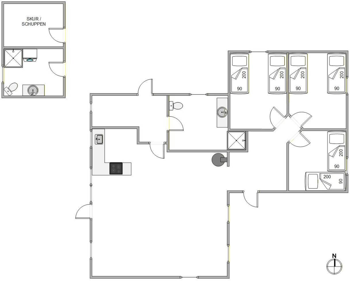 Vorschaubild von Ferienhaus YV49 in Bjerregård - Westjütland