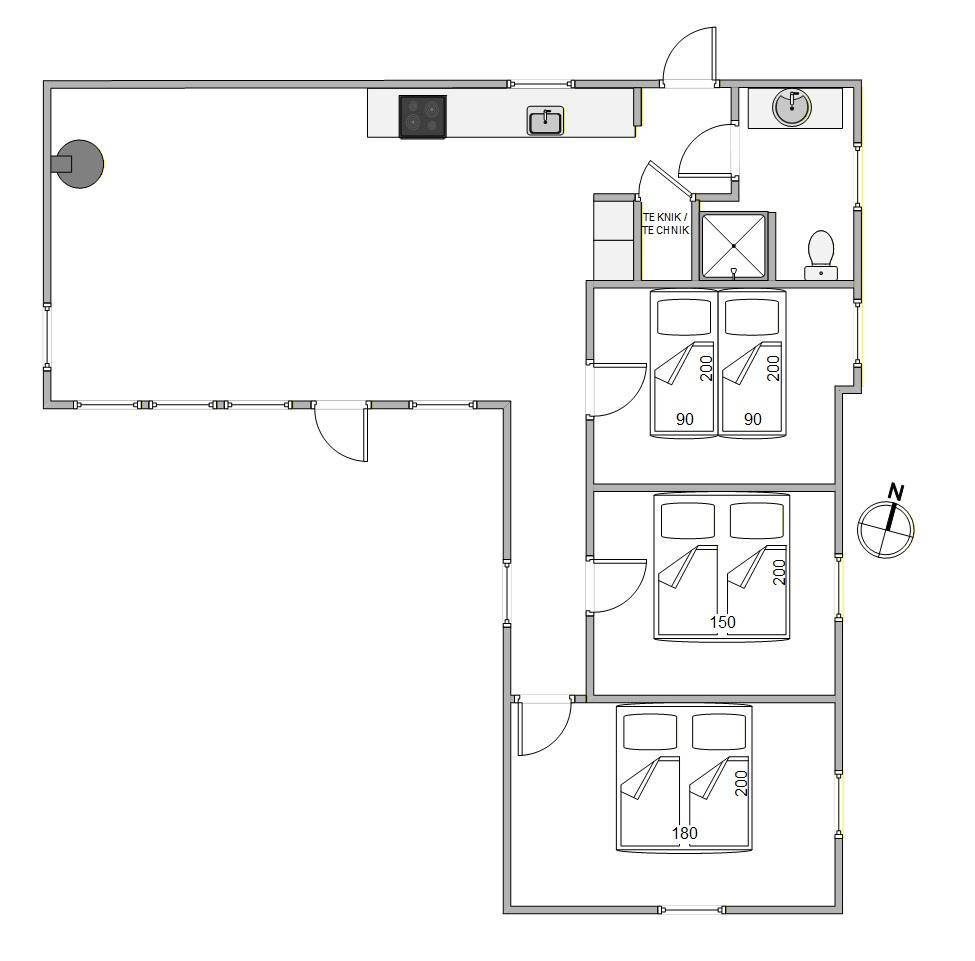 Vorschaubild von Ferienhaus YW66 in Grærup - Vejers Strand - Westjütland