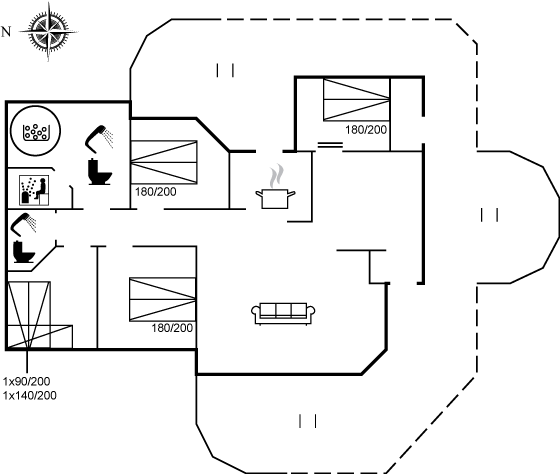 Vorschaubild von Ferienhaus YZ02 in Nørlev - Lønstrup - Nordjütland