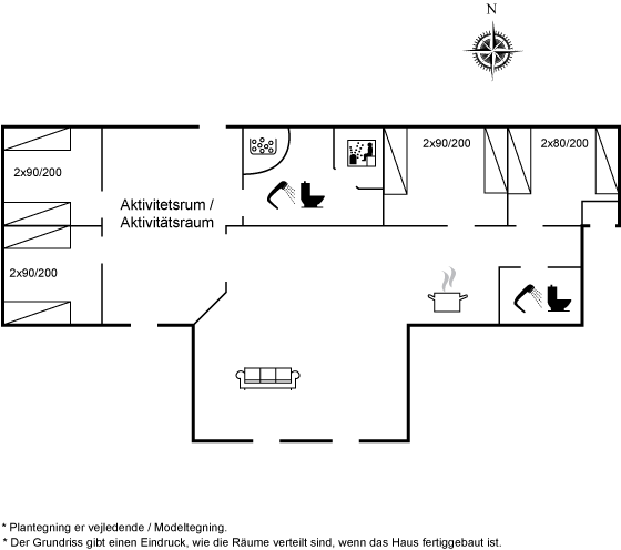 Vorschaubild von Ferienhaus YZ24 in Saltum - Blokhus - Nordjütland