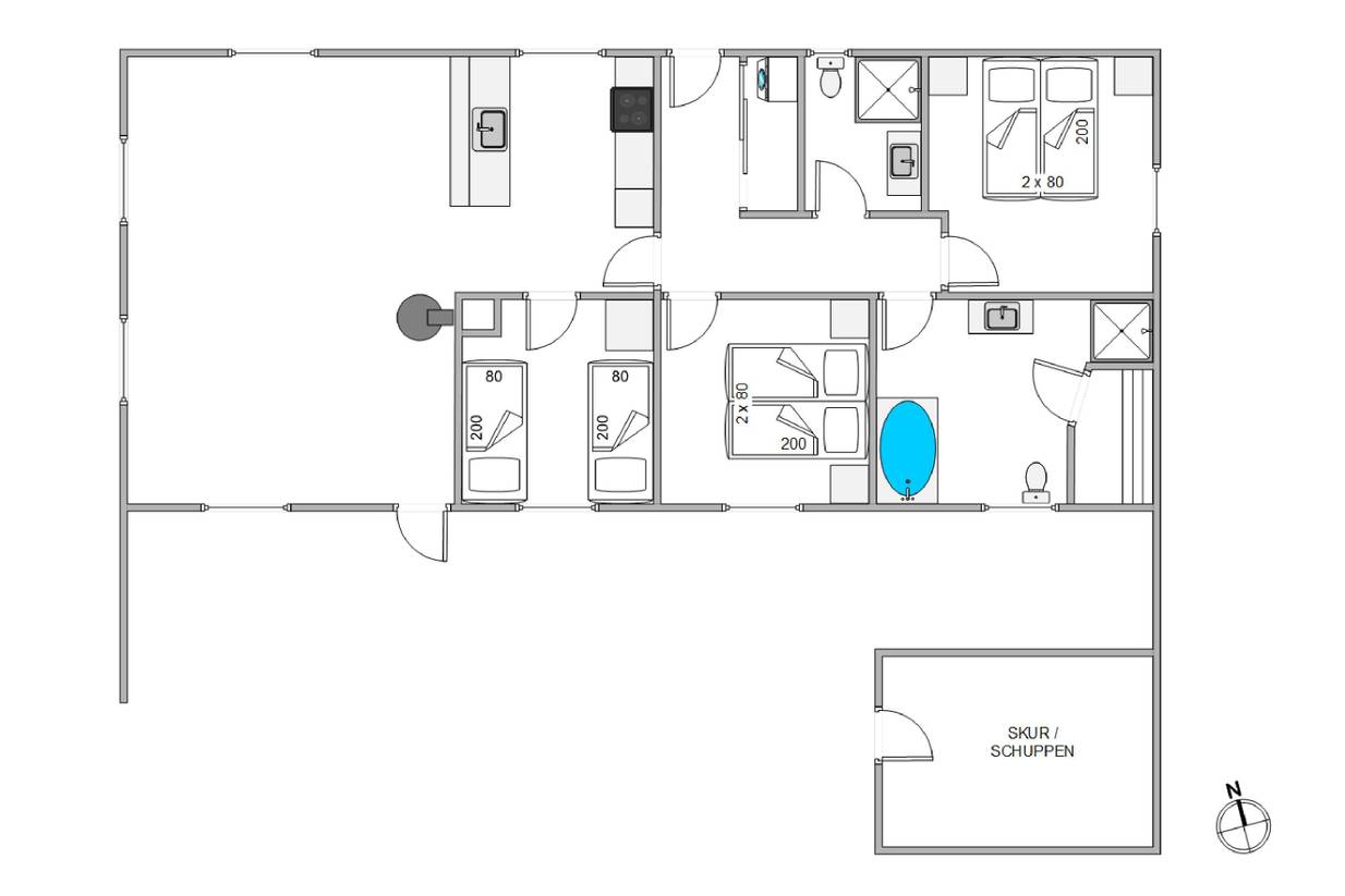 Vorschaubild von Ferienhaus ZE39 in Vester Husby - Westjütland