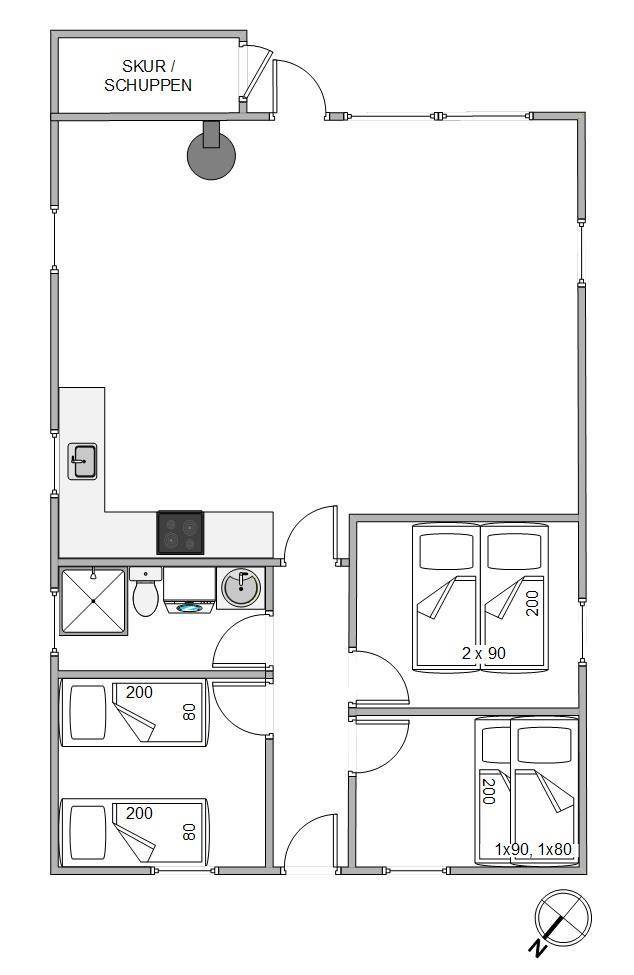Vorschaubild von Ferienhaus ZE53 in Jegum - Westjütland