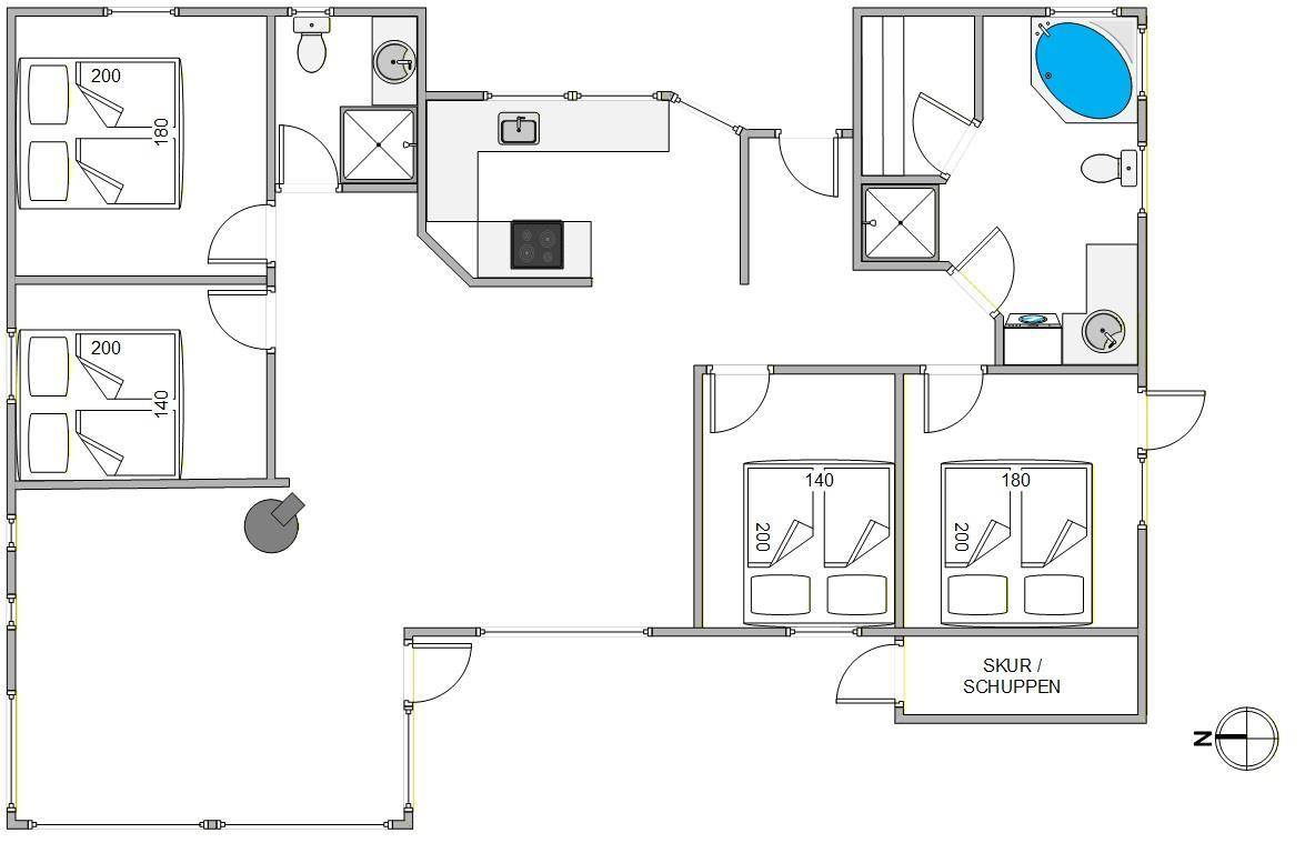 Vorschaubild von Ferienhaus ZG53 in Bjerregård - Westjütland