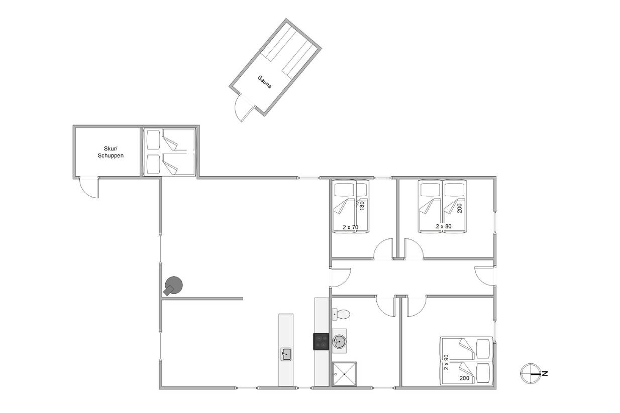 Vorschaubild von Ferienhaus ZG77 in Årgab - Westjütland