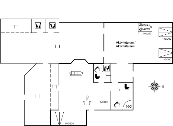 Vorschaubild von Ferienhaus ZL87 in Saltum - Blokhus - Nordjütland