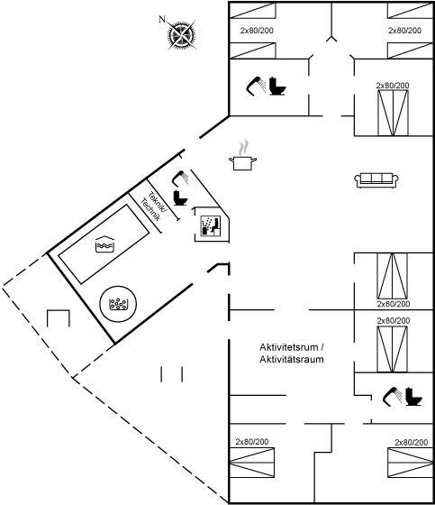Vorschaubild von Ferienhaus ZM52 in Kromose - Rømø