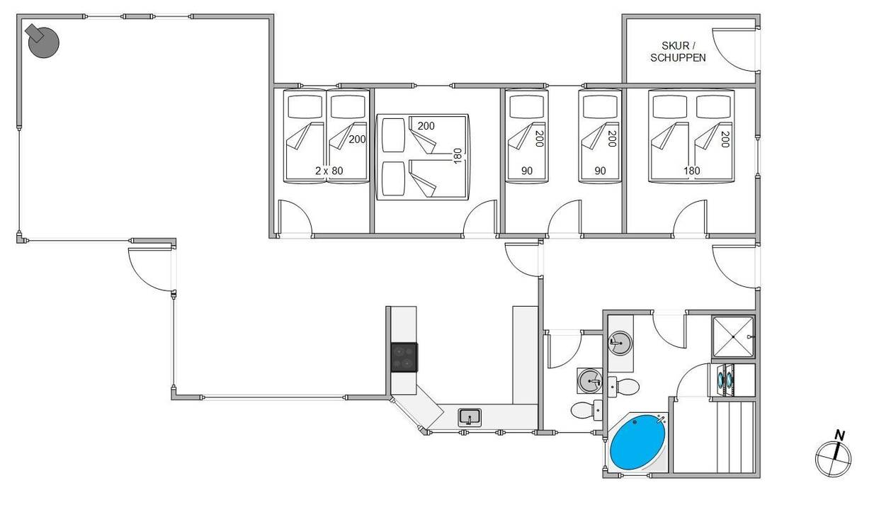 Vorschaubild von Ferienhaus ZP15 in Kromose - Rømø