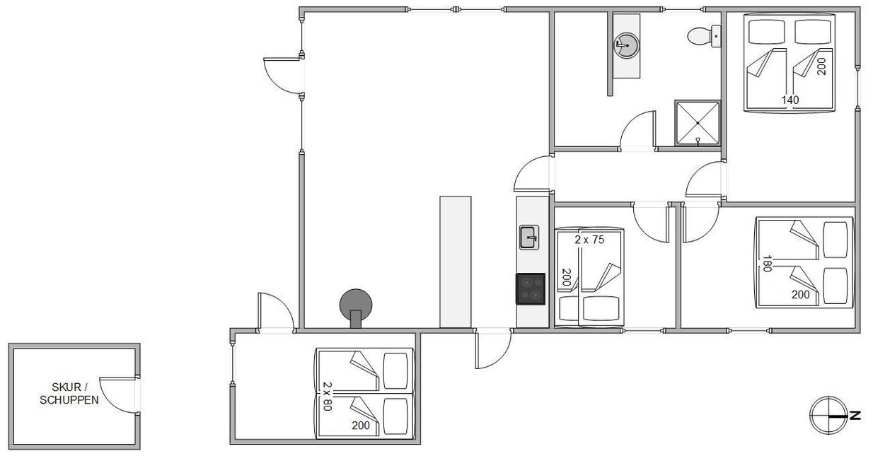 Vorschaubild von Ferienhaus ZT21 in Bjerregård - Westjütland