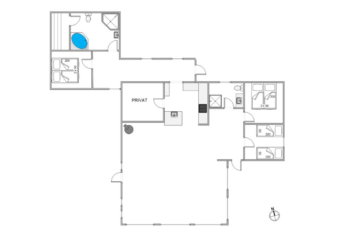 Vorschaubild von Ferienhaus ZT65 in Vejers Strand - Westjütland
