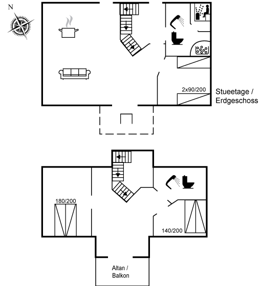 Vorschaubild von Ferienhaus ZU48 in Nr. Lyngby - Løkken - Nordjütland