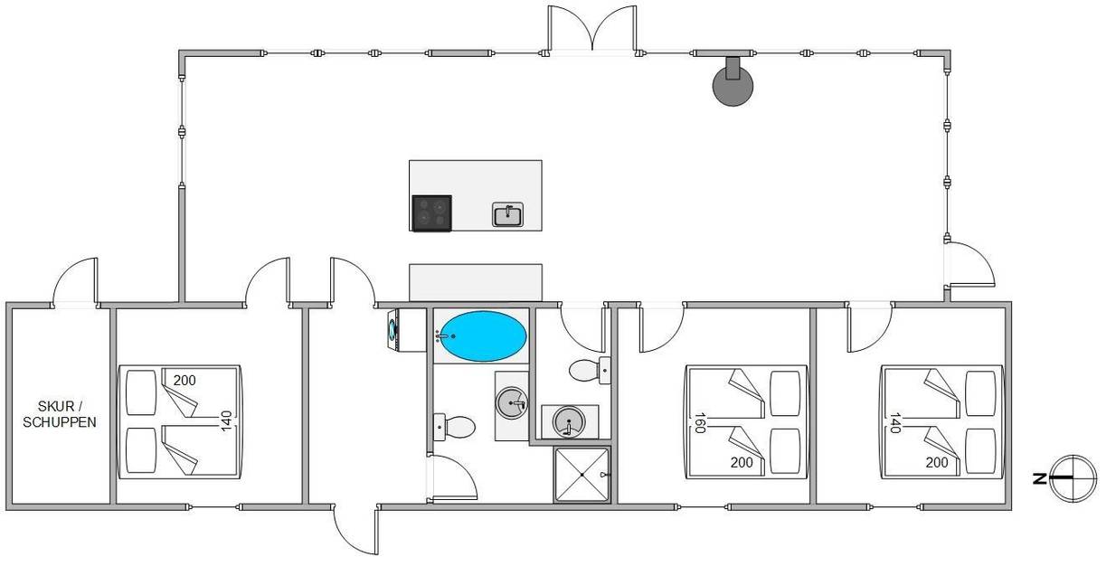 Vorschaubild von Ferienhaus ZX70 in Haurvig - Årgab - Westjütland