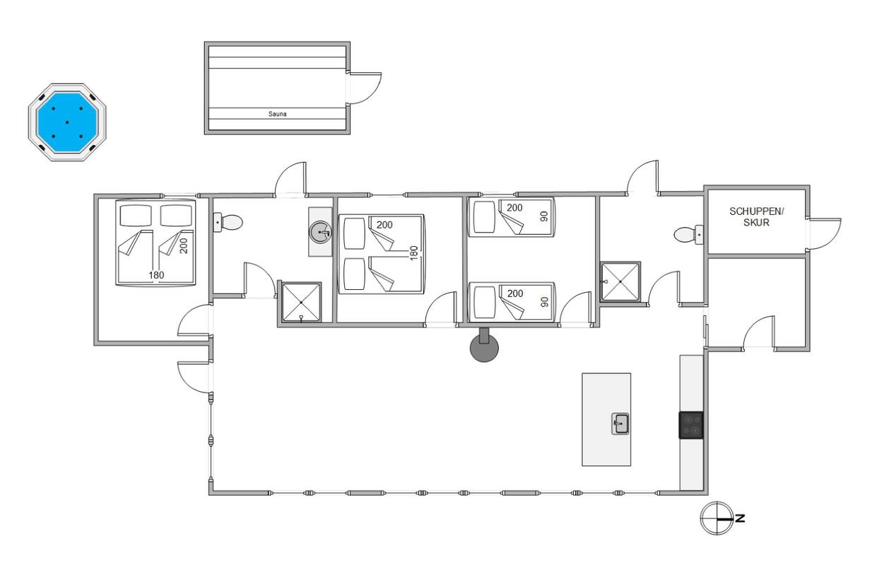 Vorschaubild von Ferienhaus ZZ08 in Årgab - Westjütland