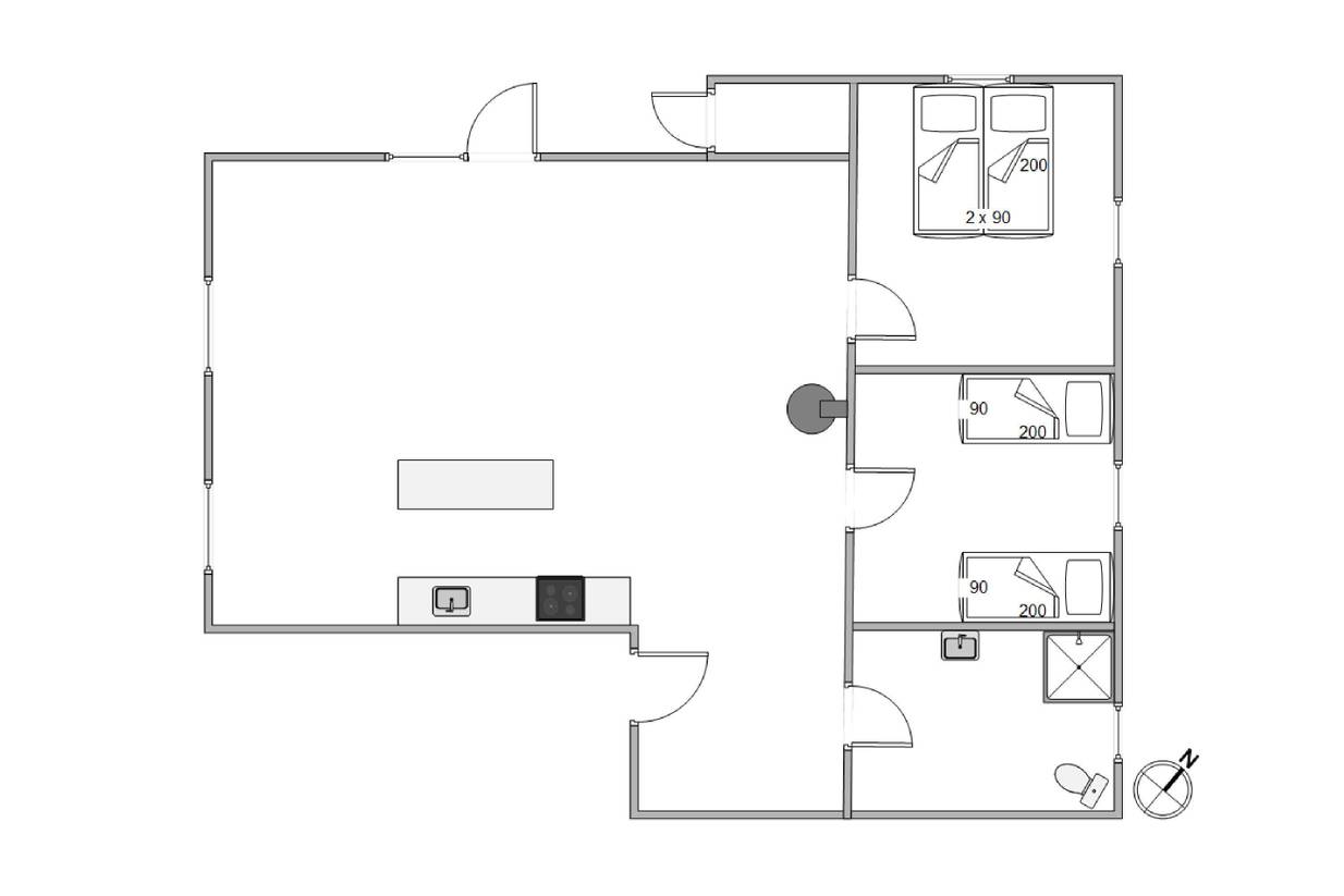 Vorschaubild von Ferienhaus ZZ77 in Vejers Strand - Westjütland