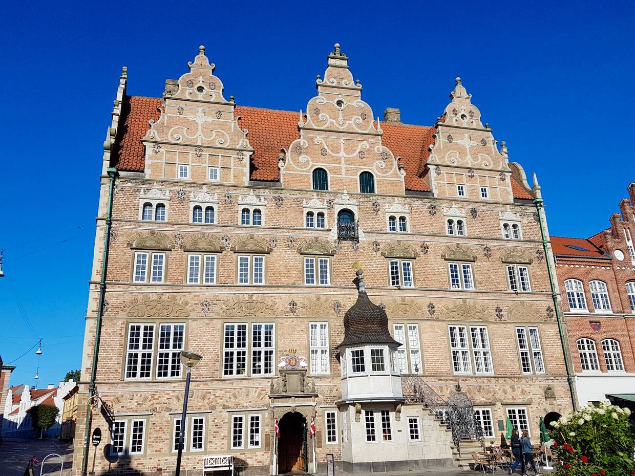 Steinernes Renaissancehaus in Aalborgs Altstadt