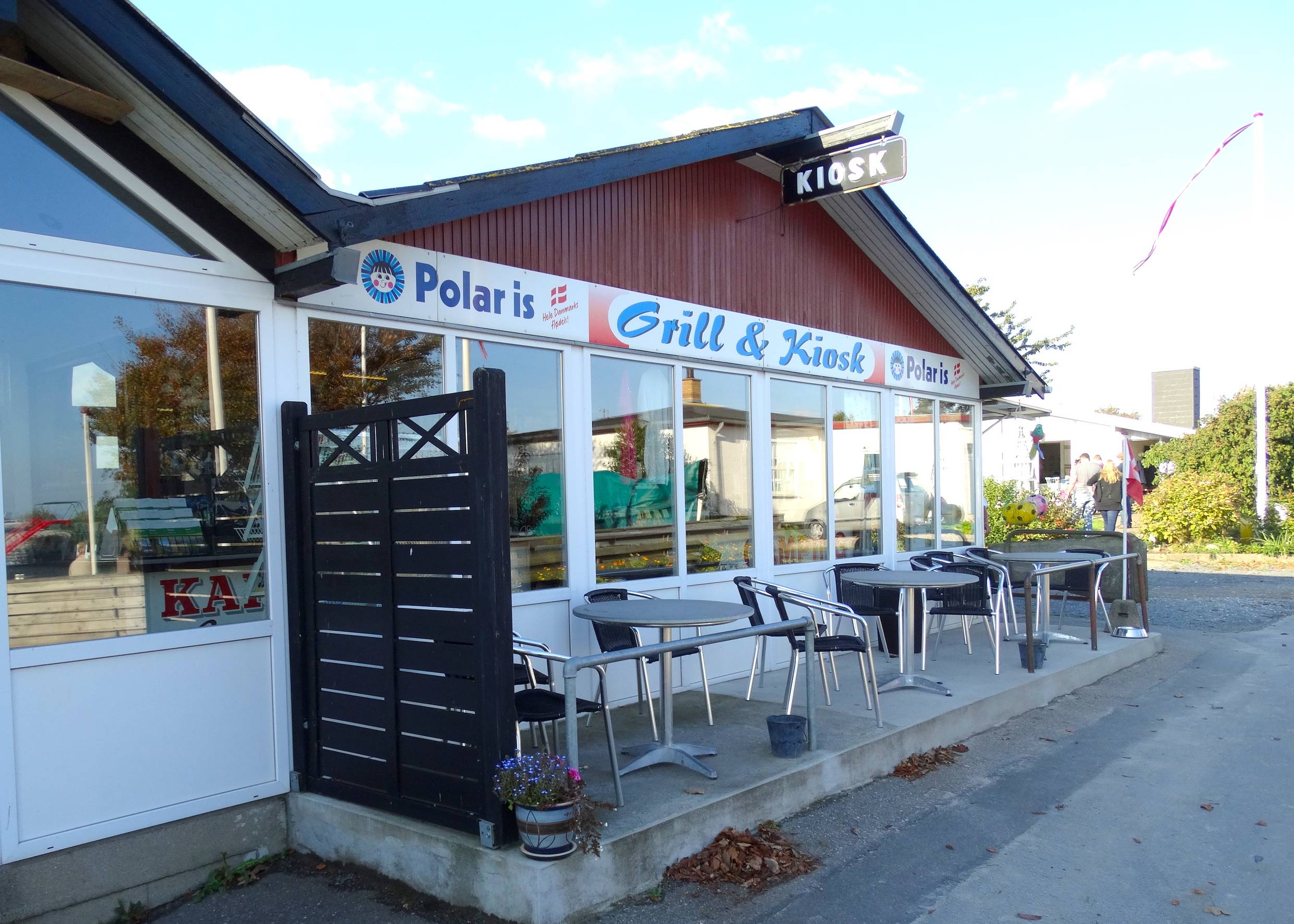 Grillbar und Kiosk am Campingplatz