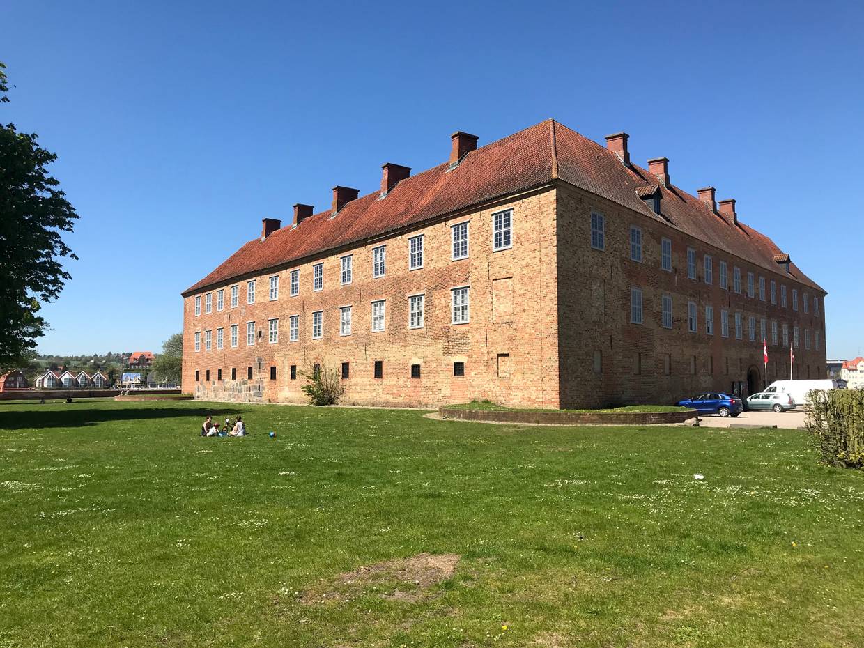Schloss Sønderborg bei Sonnenschein