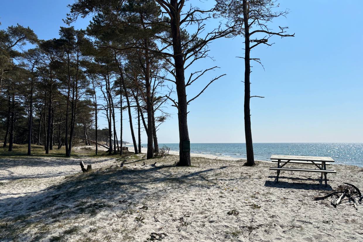 Foto von Strandmarken "Jomfrustranden"