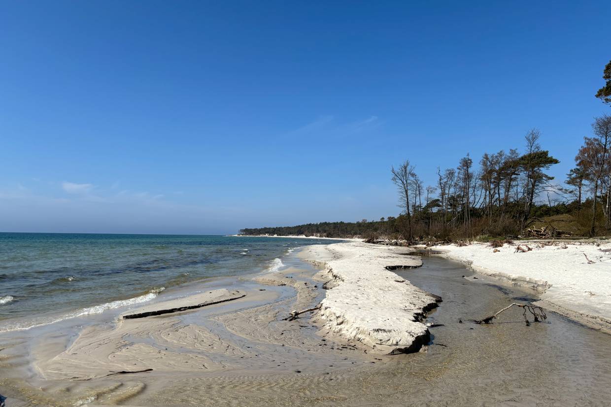 Foto von Strandmarken "Jomfrustranden"