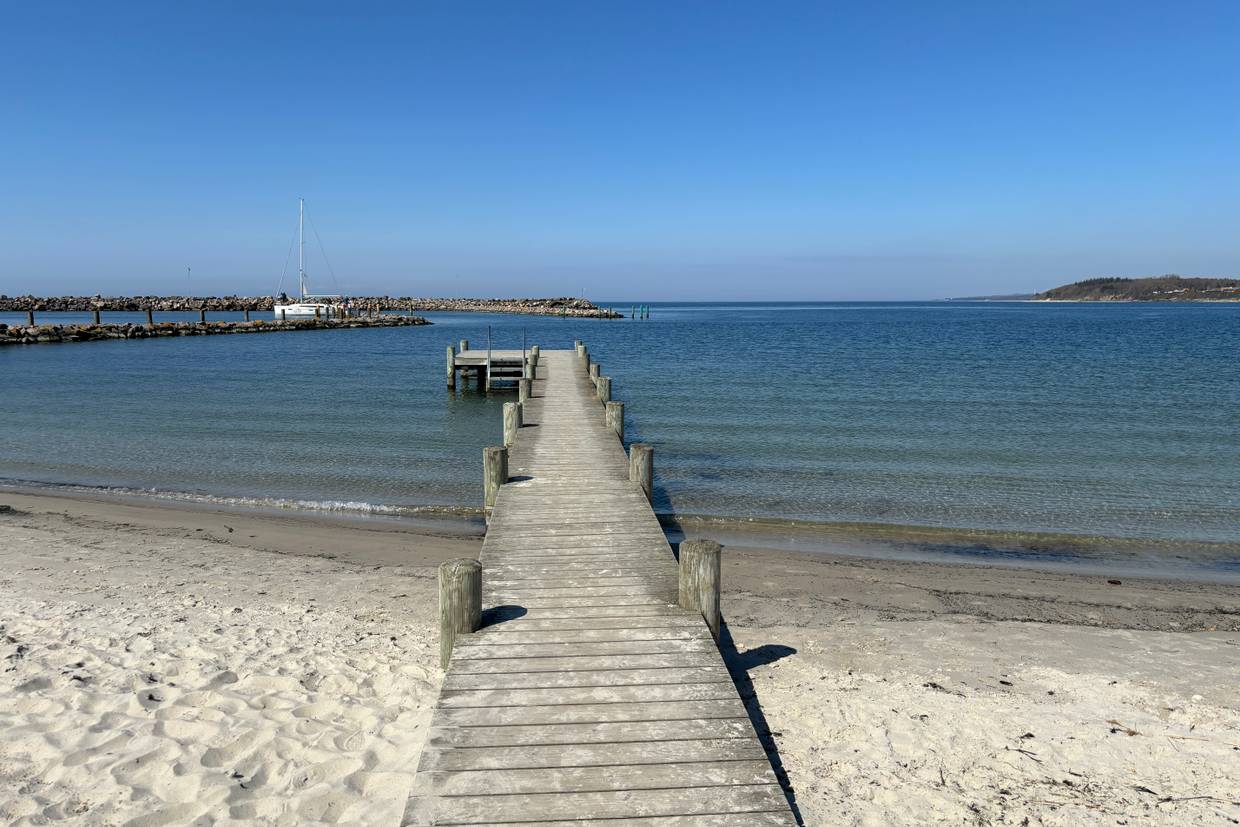 Foto von Rønne Strand am Hafen
