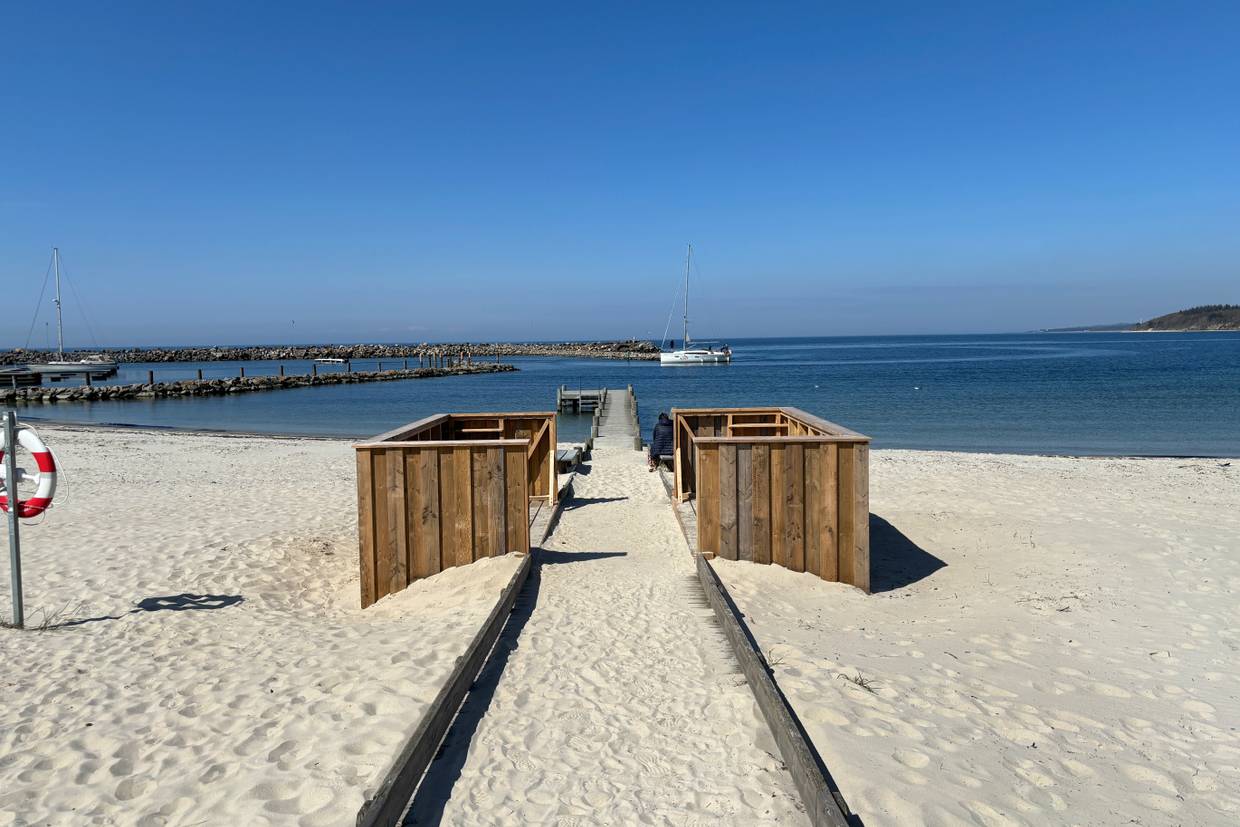 Foto von Rønne Strand am Hafen