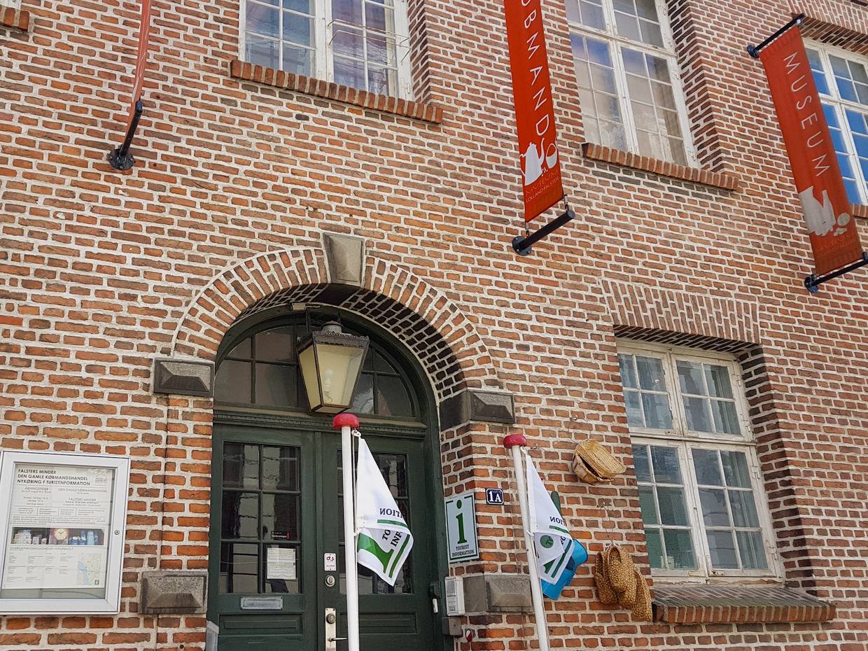 Eingang zur einem Museum in Nykøbing