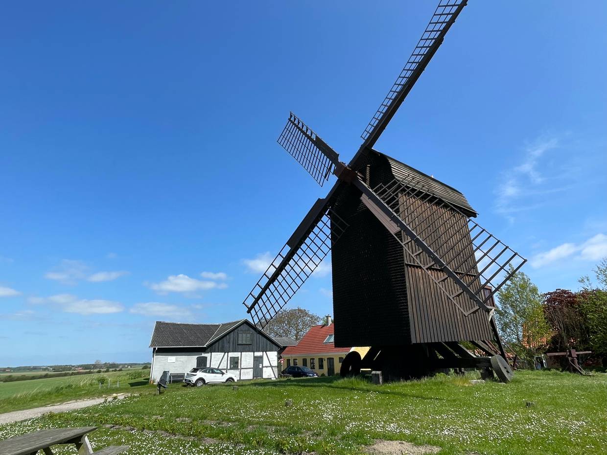 Die Holzwindmühle von Stouby